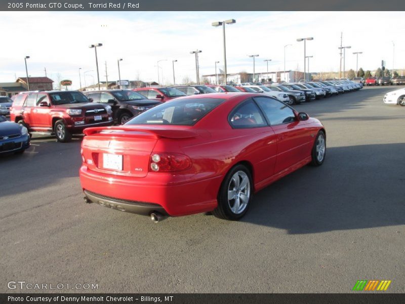 Torrid Red / Red 2005 Pontiac GTO Coupe
