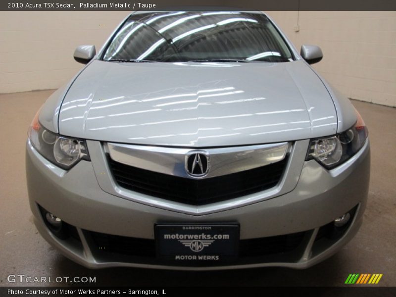Palladium Metallic / Taupe 2010 Acura TSX Sedan