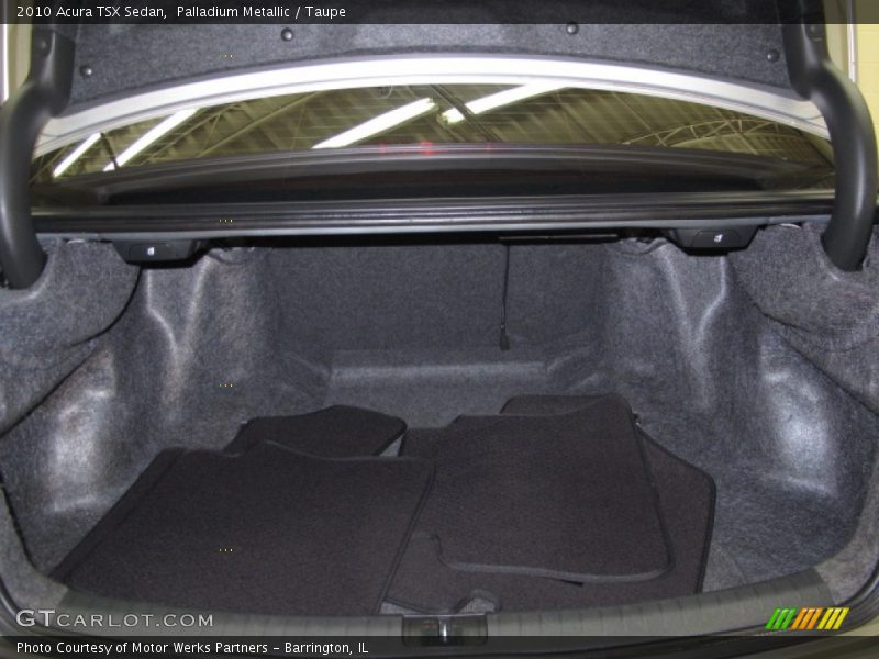 Palladium Metallic / Taupe 2010 Acura TSX Sedan