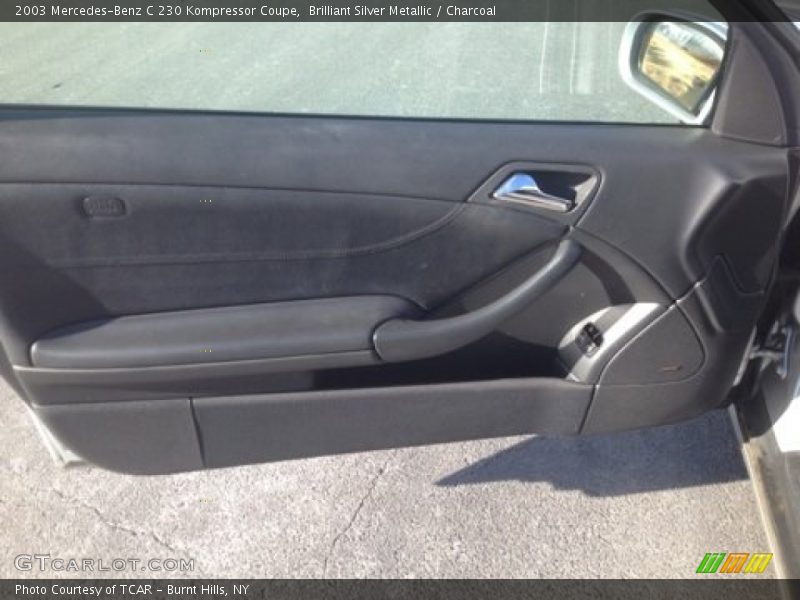 Brilliant Silver Metallic / Charcoal 2003 Mercedes-Benz C 230 Kompressor Coupe
