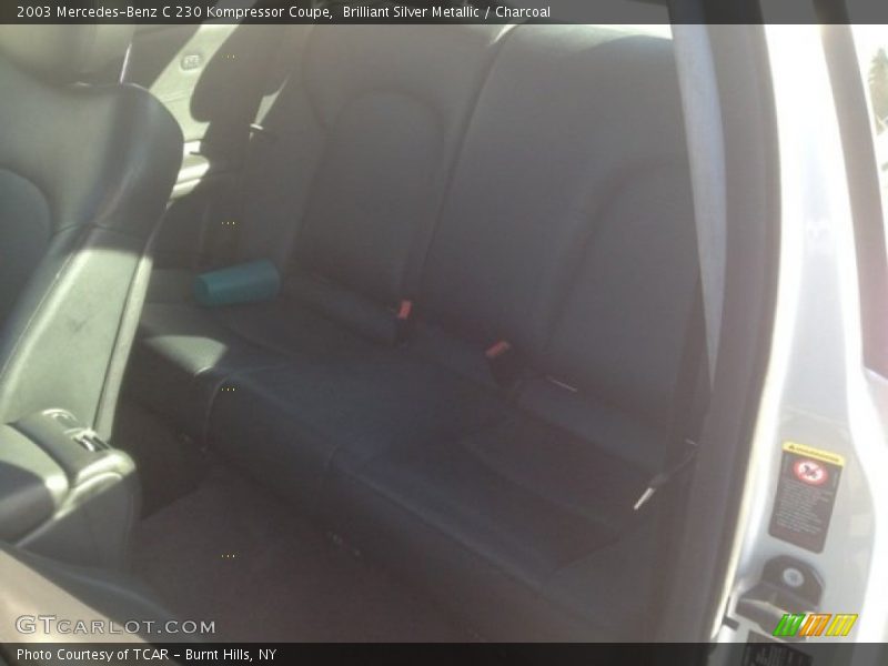 Brilliant Silver Metallic / Charcoal 2003 Mercedes-Benz C 230 Kompressor Coupe