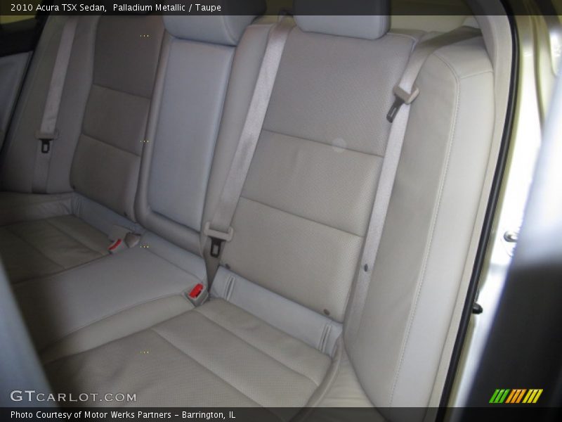 Palladium Metallic / Taupe 2010 Acura TSX Sedan