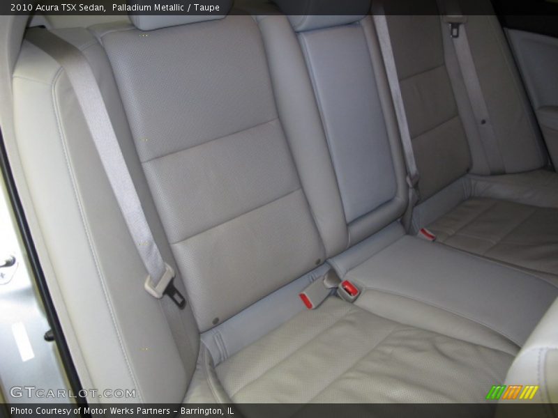 Palladium Metallic / Taupe 2010 Acura TSX Sedan
