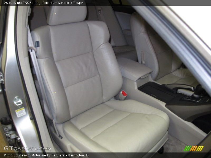 Palladium Metallic / Taupe 2010 Acura TSX Sedan