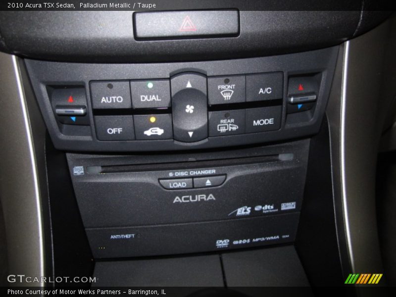 Palladium Metallic / Taupe 2010 Acura TSX Sedan