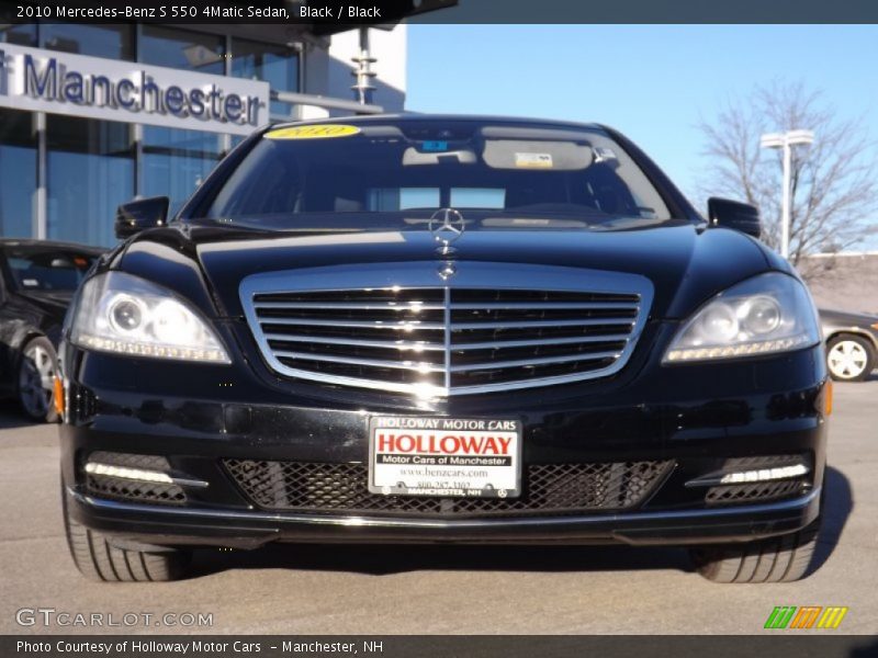 Black / Black 2010 Mercedes-Benz S 550 4Matic Sedan