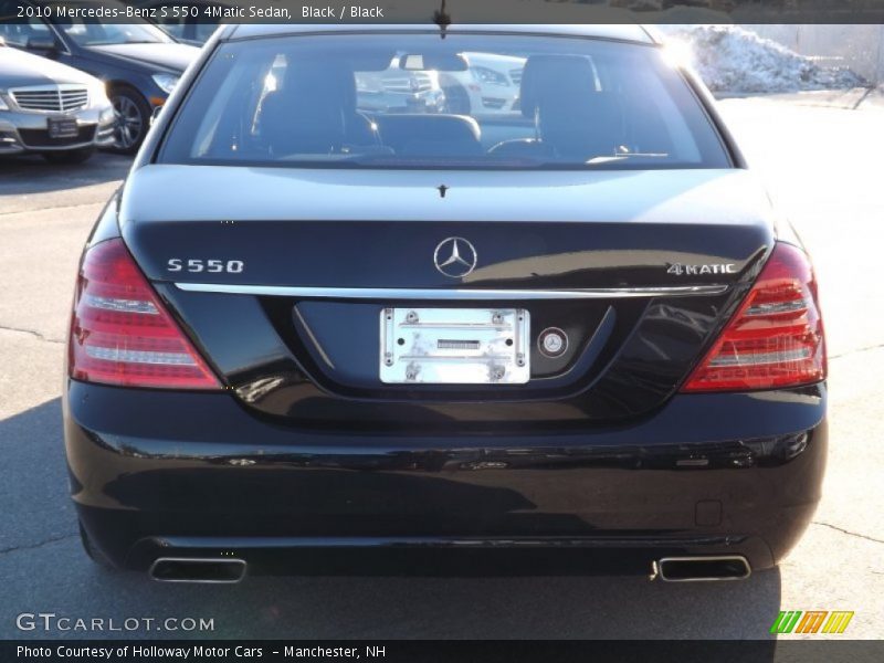 Black / Black 2010 Mercedes-Benz S 550 4Matic Sedan