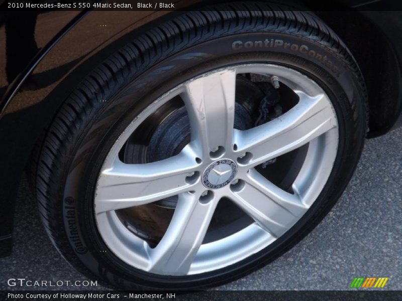 Black / Black 2010 Mercedes-Benz S 550 4Matic Sedan