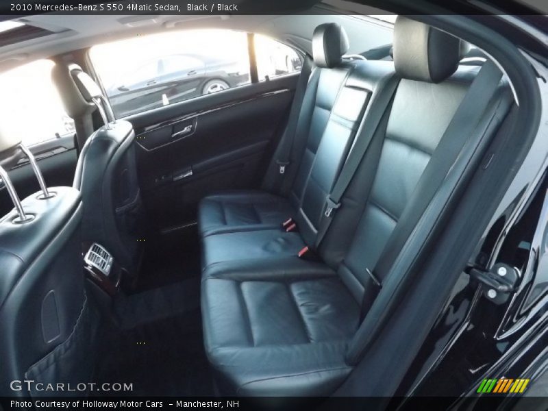 Black / Black 2010 Mercedes-Benz S 550 4Matic Sedan