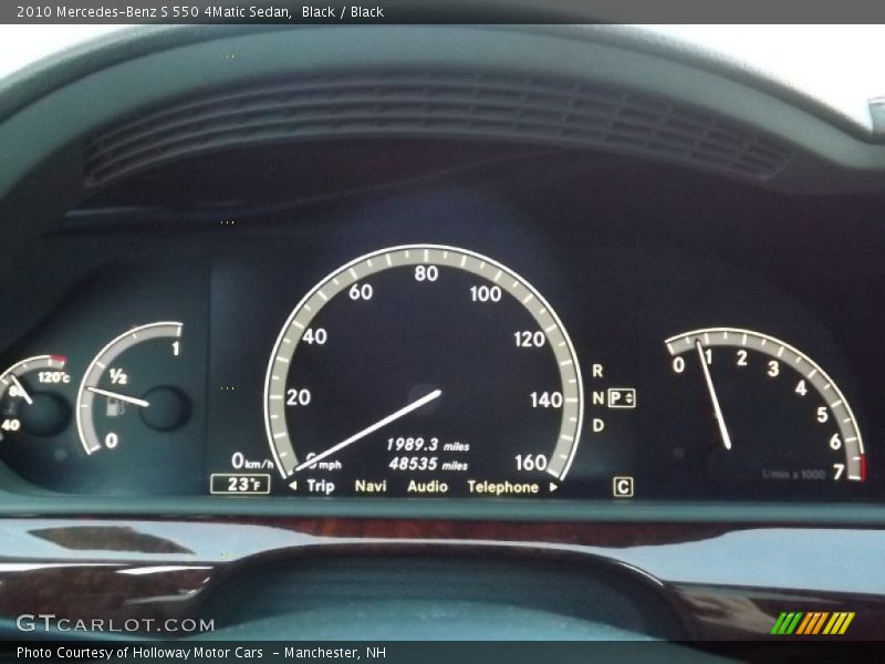 Black / Black 2010 Mercedes-Benz S 550 4Matic Sedan