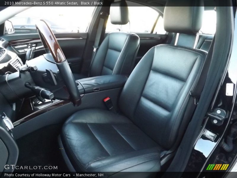 Black / Black 2010 Mercedes-Benz S 550 4Matic Sedan