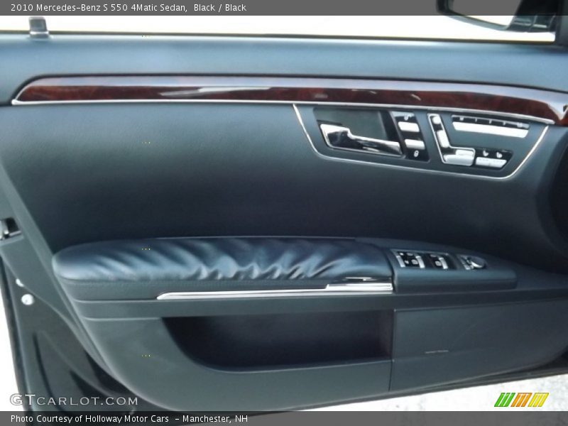Black / Black 2010 Mercedes-Benz S 550 4Matic Sedan