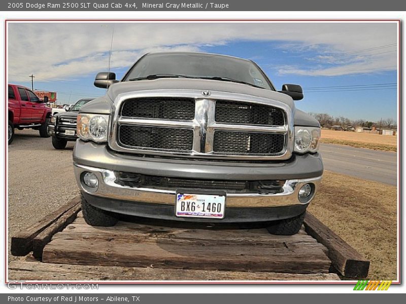 Mineral Gray Metallic / Taupe 2005 Dodge Ram 2500 SLT Quad Cab 4x4