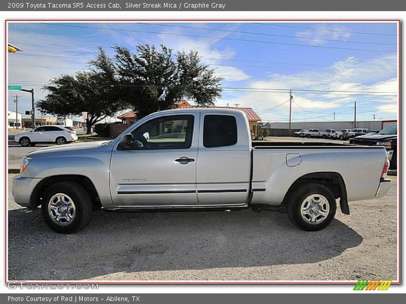 Silver Streak Mica / Graphite Gray 2009 Toyota Tacoma SR5 Access Cab