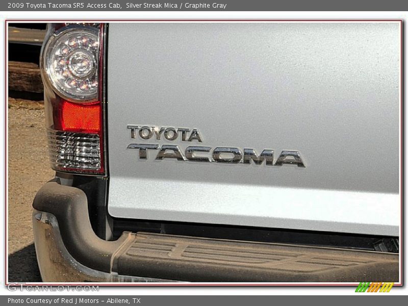 Silver Streak Mica / Graphite Gray 2009 Toyota Tacoma SR5 Access Cab