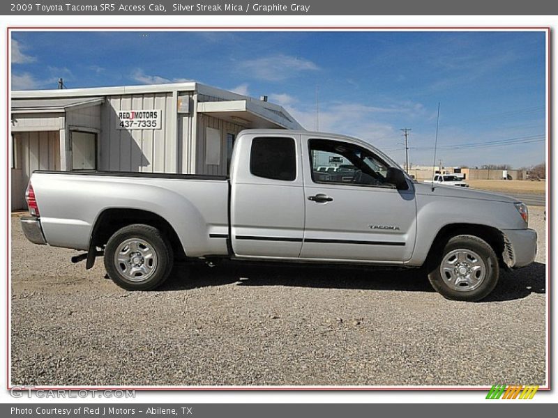 Silver Streak Mica / Graphite Gray 2009 Toyota Tacoma SR5 Access Cab