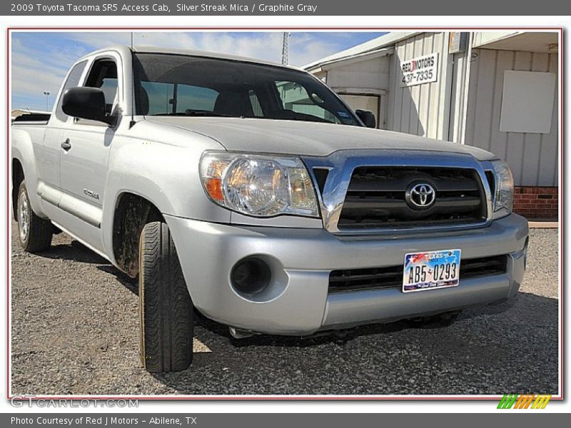 Silver Streak Mica / Graphite Gray 2009 Toyota Tacoma SR5 Access Cab