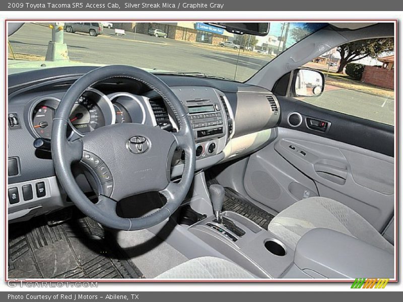 Silver Streak Mica / Graphite Gray 2009 Toyota Tacoma SR5 Access Cab