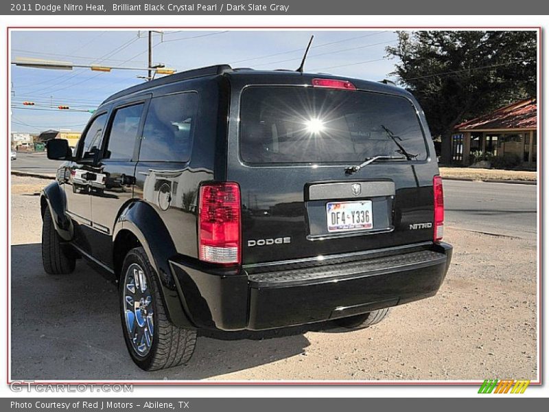 Brilliant Black Crystal Pearl / Dark Slate Gray 2011 Dodge Nitro Heat