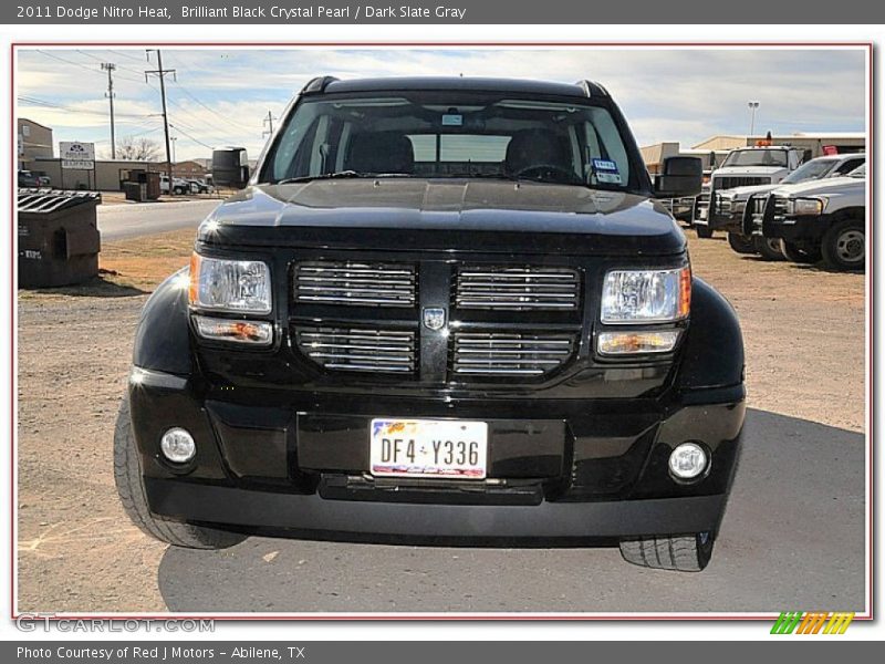 Brilliant Black Crystal Pearl / Dark Slate Gray 2011 Dodge Nitro Heat