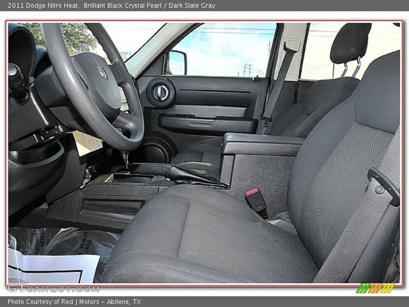 Brilliant Black Crystal Pearl / Dark Slate Gray 2011 Dodge Nitro Heat