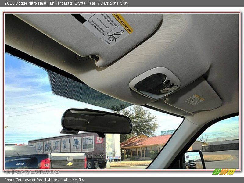 Brilliant Black Crystal Pearl / Dark Slate Gray 2011 Dodge Nitro Heat