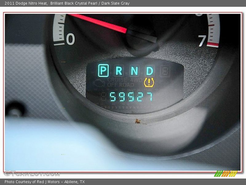 Brilliant Black Crystal Pearl / Dark Slate Gray 2011 Dodge Nitro Heat