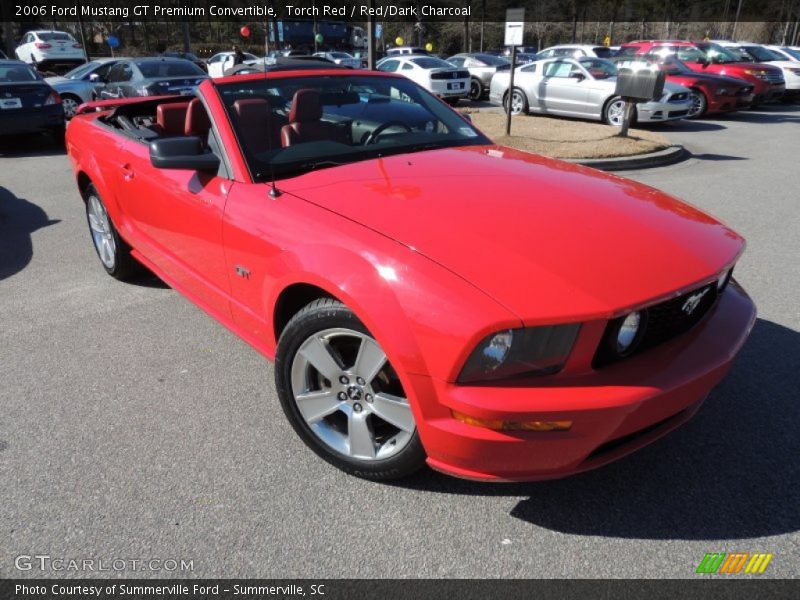 Torch Red / Red/Dark Charcoal 2006 Ford Mustang GT Premium Convertible