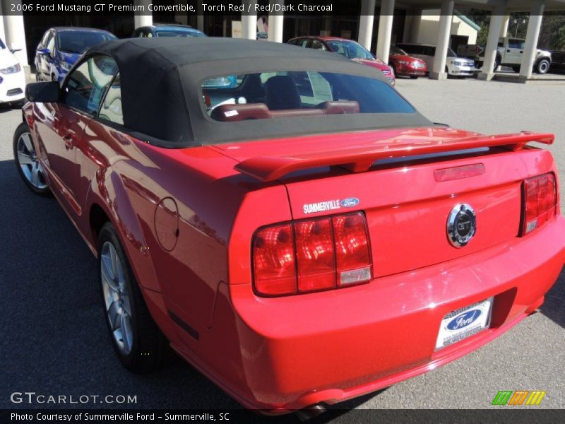 Torch Red / Red/Dark Charcoal 2006 Ford Mustang GT Premium Convertible