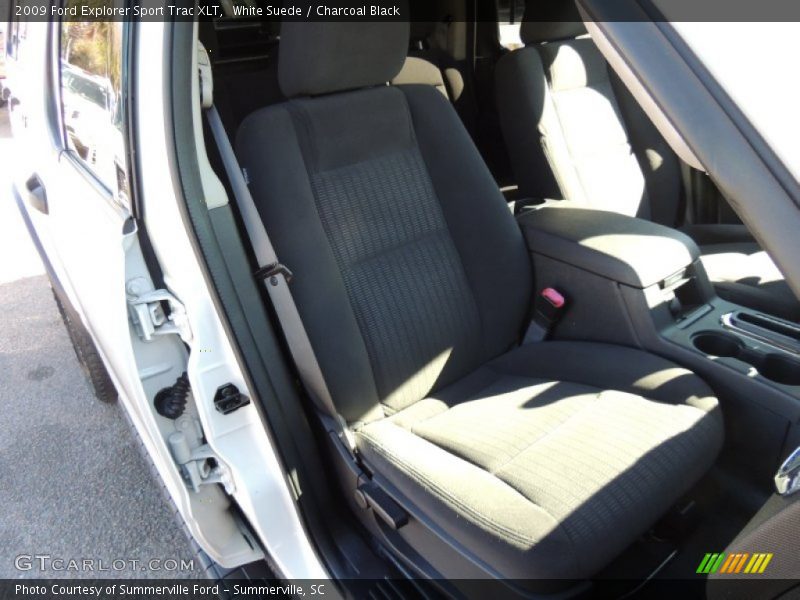 White Suede / Charcoal Black 2009 Ford Explorer Sport Trac XLT