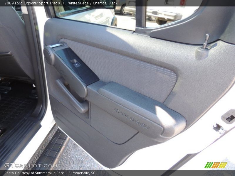 White Suede / Charcoal Black 2009 Ford Explorer Sport Trac XLT