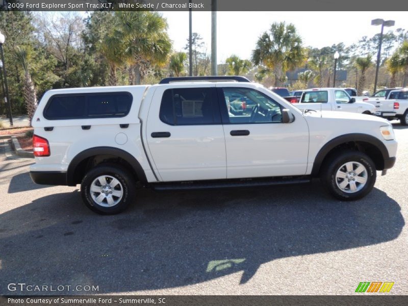 White Suede / Charcoal Black 2009 Ford Explorer Sport Trac XLT