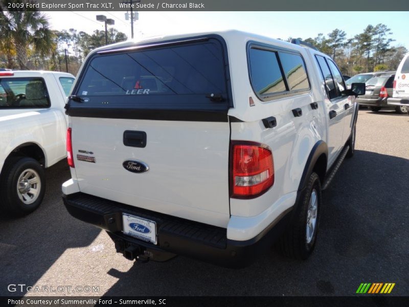 White Suede / Charcoal Black 2009 Ford Explorer Sport Trac XLT