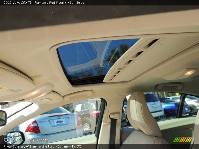 Flamenco Red Metallic / Soft Beige 2012 Volvo S60 T5