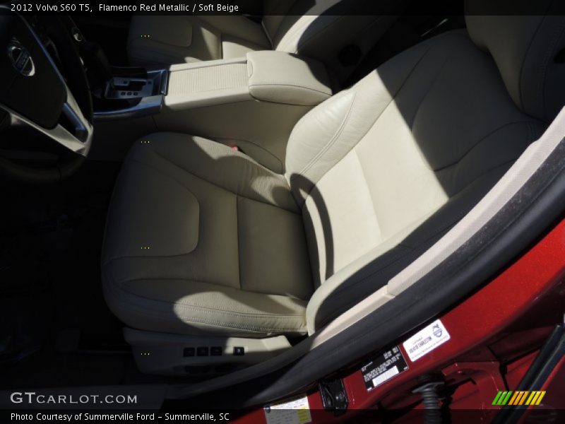 Flamenco Red Metallic / Soft Beige 2012 Volvo S60 T5