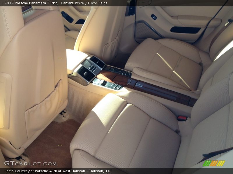 Carrara White / Luxor Beige 2012 Porsche Panamera Turbo