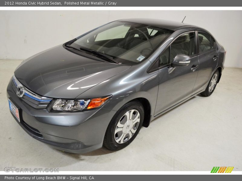 Polished Metal Metallic / Gray 2012 Honda Civic Hybrid Sedan