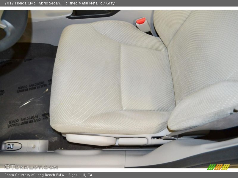 Polished Metal Metallic / Gray 2012 Honda Civic Hybrid Sedan
