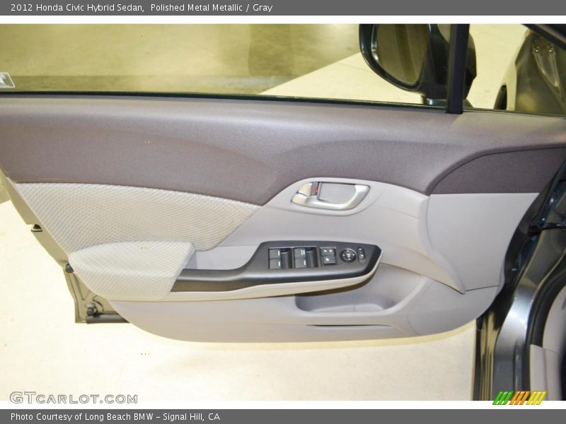 Polished Metal Metallic / Gray 2012 Honda Civic Hybrid Sedan