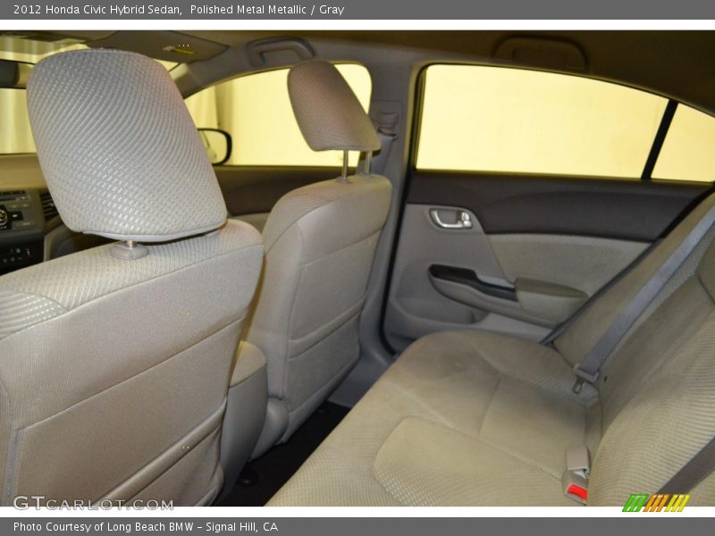 Polished Metal Metallic / Gray 2012 Honda Civic Hybrid Sedan