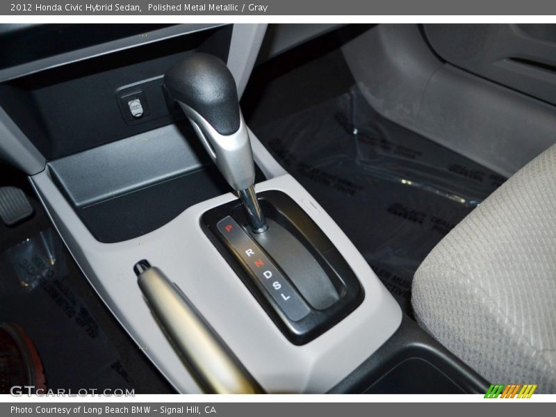 Polished Metal Metallic / Gray 2012 Honda Civic Hybrid Sedan
