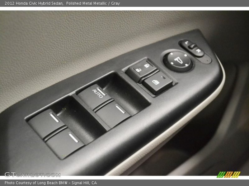 Polished Metal Metallic / Gray 2012 Honda Civic Hybrid Sedan