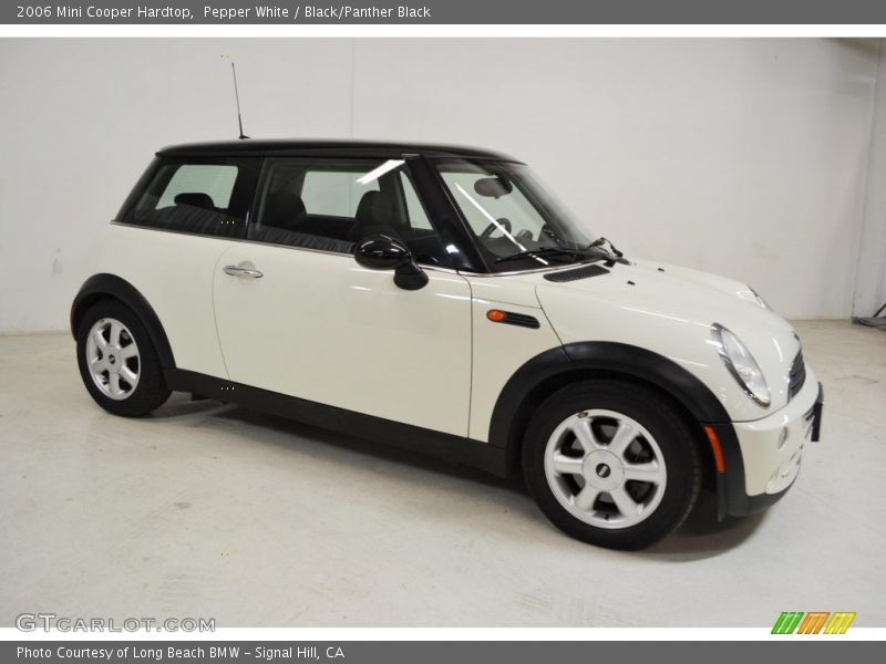 Pepper White / Black/Panther Black 2006 Mini Cooper Hardtop