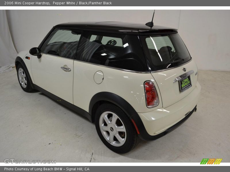 Pepper White / Black/Panther Black 2006 Mini Cooper Hardtop