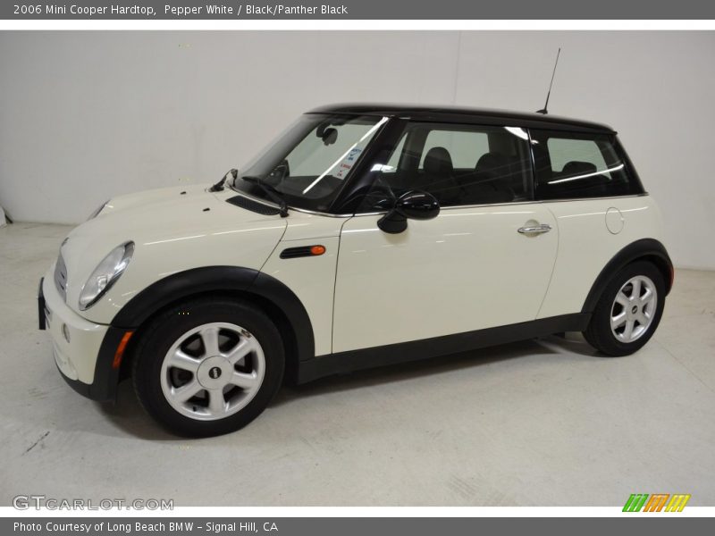 Pepper White / Black/Panther Black 2006 Mini Cooper Hardtop