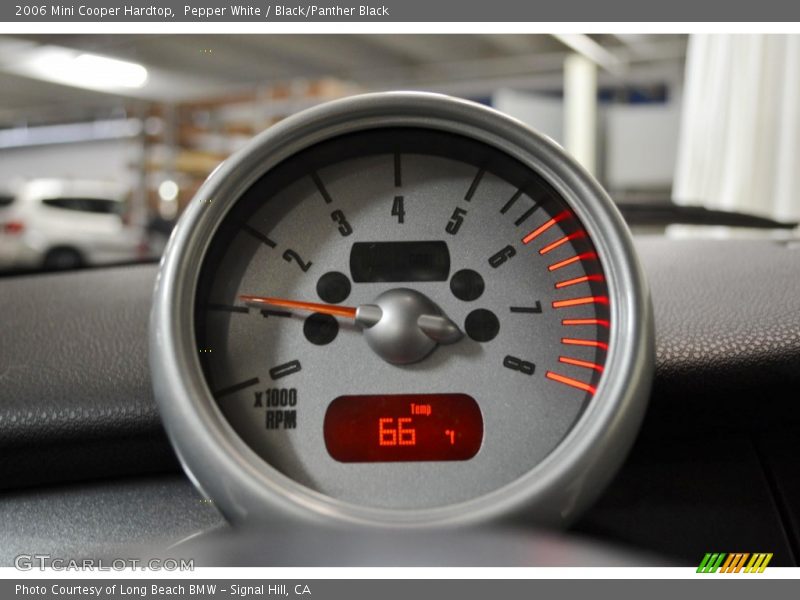 Pepper White / Black/Panther Black 2006 Mini Cooper Hardtop