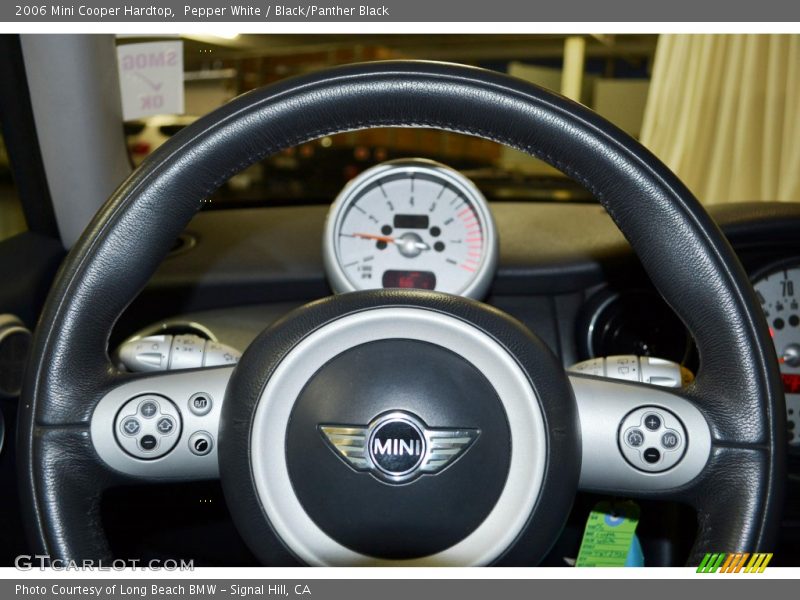 Pepper White / Black/Panther Black 2006 Mini Cooper Hardtop