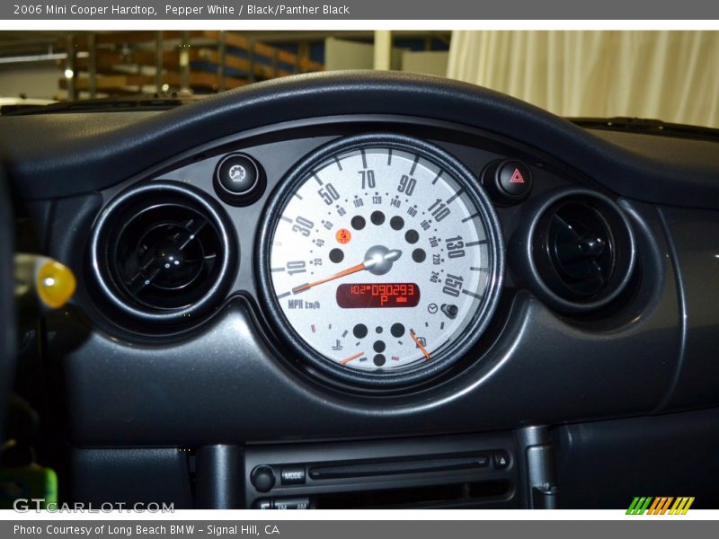 Pepper White / Black/Panther Black 2006 Mini Cooper Hardtop