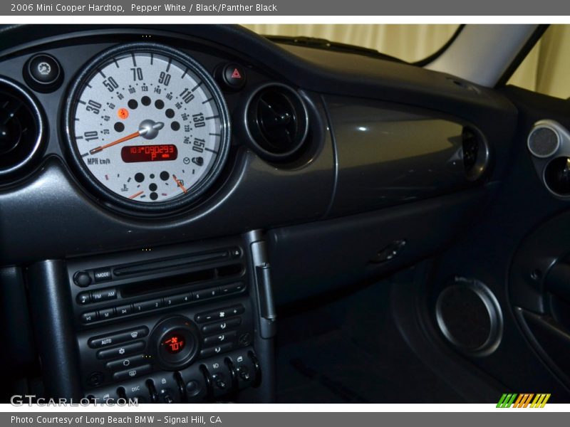 Pepper White / Black/Panther Black 2006 Mini Cooper Hardtop