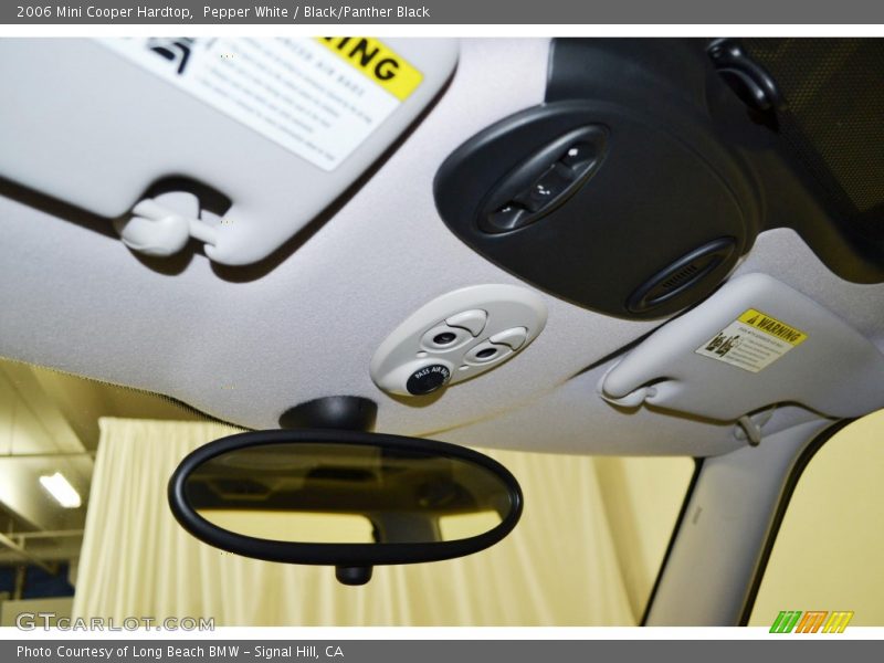 Pepper White / Black/Panther Black 2006 Mini Cooper Hardtop